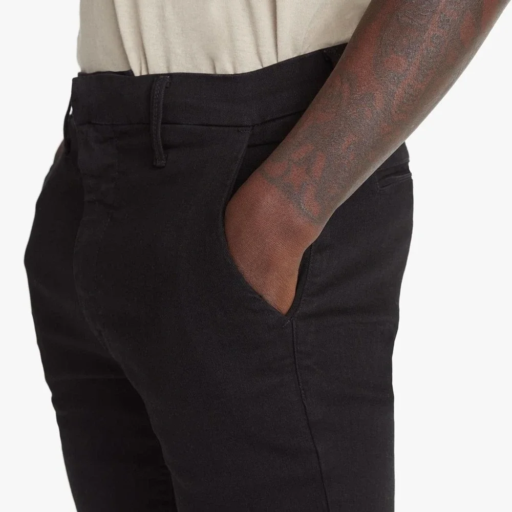 MOTHER Denim the Shaker Prep Straight Up in solid black size 29 - Picture 15 of 15